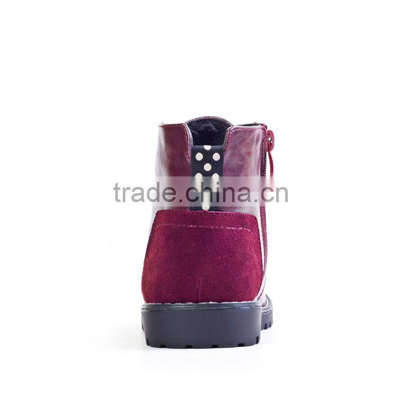 china brand high top children leather casual shoes sample for boys girls, high quality kids casual leather shoes top upper