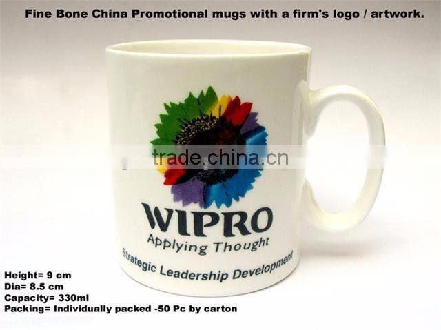 Ceramic Coffee Mugs for Brand Logo and name
