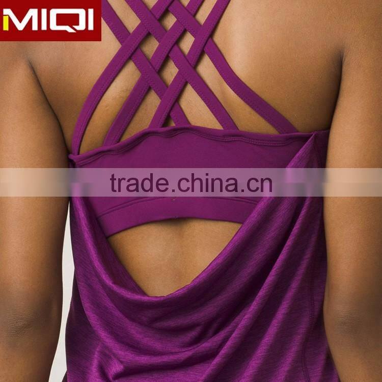 Made in China Custom High Quality Breathable gym tank top for women