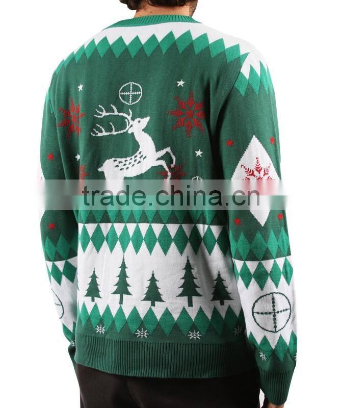 China apparel clothing unisex mens christmas sweater wholesaler