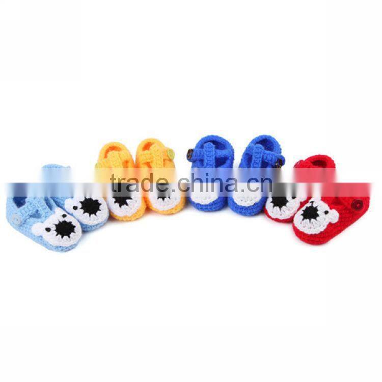 Cartoon Little Bear Style Free Crochet Pattern Baby Shoes