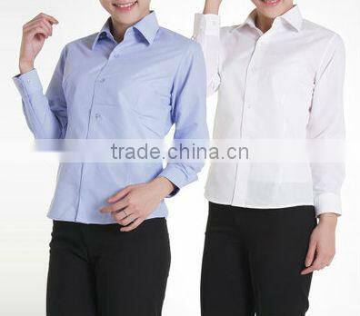 cheap wholesale hot selling fashionable elegant hotel manager uniform cotton shirts