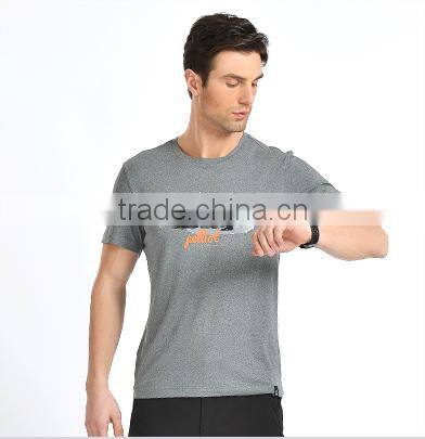 2017 new design wholesale gym wear hotsale promotional t-shirt