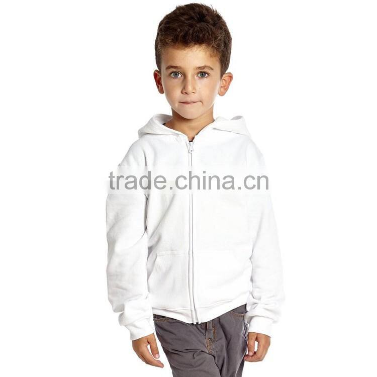 Bulk Children Jacket 60% Cotton 40% Polyester Design Your Own Fleece Zip Hoodie