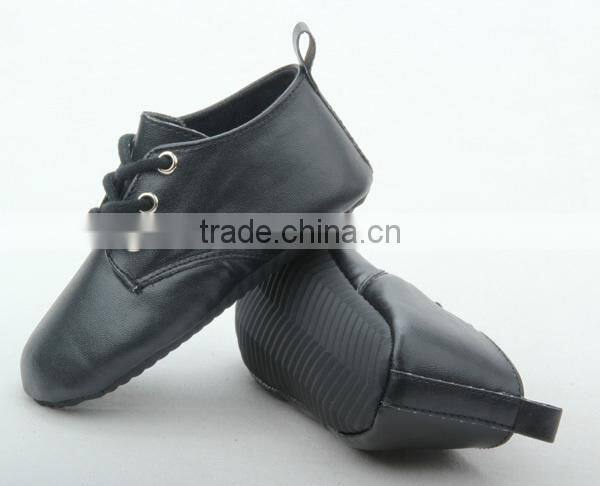 Wholesale PU Leather Cheap Baby Dress Shoes