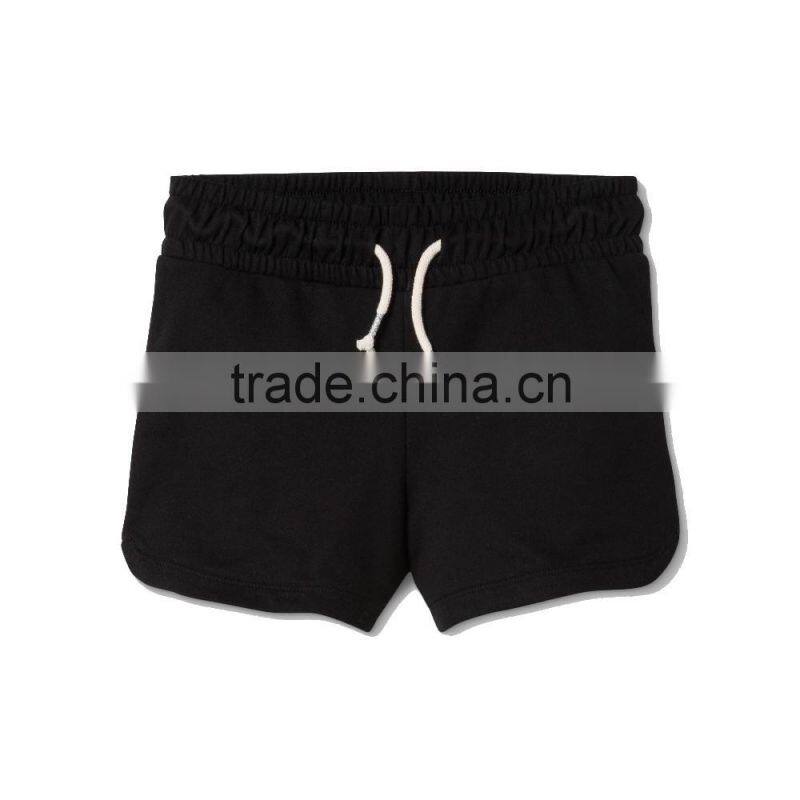 Hot selling 2017 wholesale knit baby clothes girls shorts sweet child clothing pull on