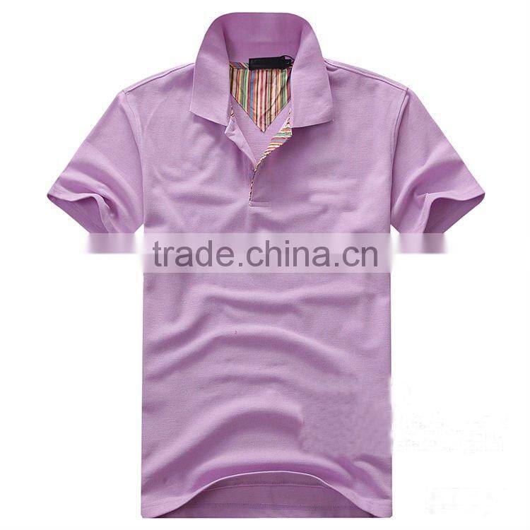 Light green color cotton pique polo t shirt for Great Man