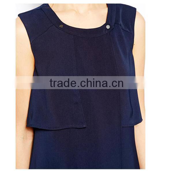 sleeveless ladies long beauty tunic tops