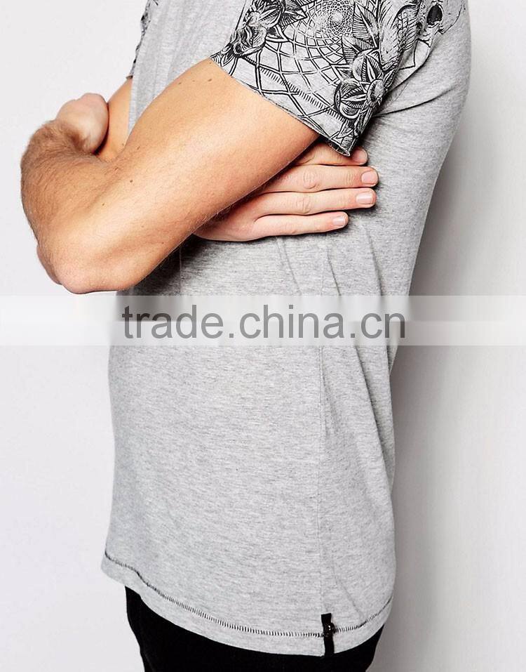 Guangzhou Shandao OEM Manufacturing Casual Summer 200g 40% Cotton 60% Polyster Short Sleeve O-neck Custom Men T Shirts Big Order