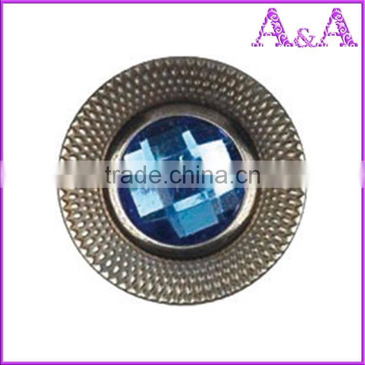 jeans button with stone