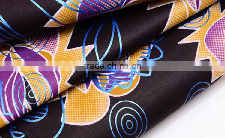 African Fashion Imitation wax fabric Real Wax Fabric