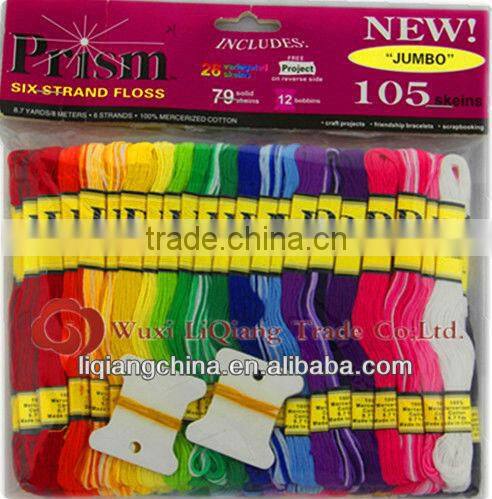 cotton bracelet thread for kid's DIY knitting,cotton thread