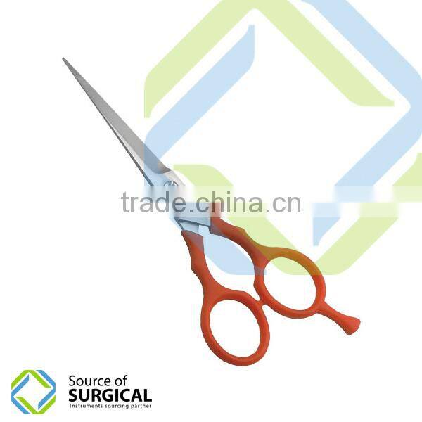 Attractive Color Plastic Handle Scissor For Student with multicolored handle B-PHS-25