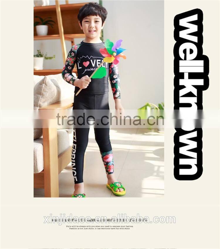 Best Selling Sweet Two Piece Set Floral Design 82% Nylon18% Spandex Baby Kids Swimsuit Child Swimwear