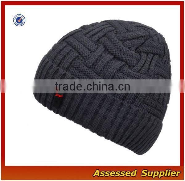 ZT-0088High Quality beanie hat and cap for men and women acrylic winter knitted beabie cap custom