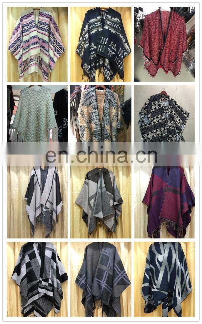 chinese wholesale suppliers ladies cashmere wraps fringe blanket geometry pattern kashmir winter shawls