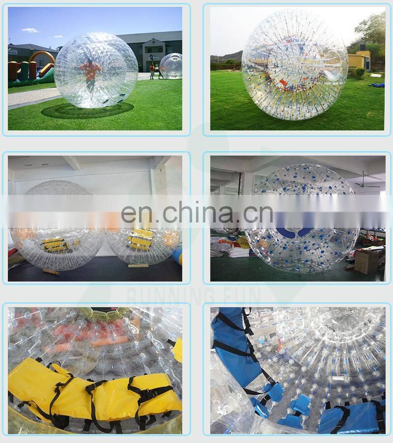 Outdoor colorful inflatable roller ball, globe riding ball,inside inflatable ball