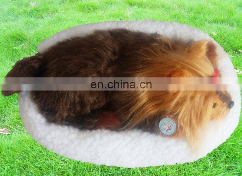 2015 snoring simulation plush realistic breathing sleeping dogs