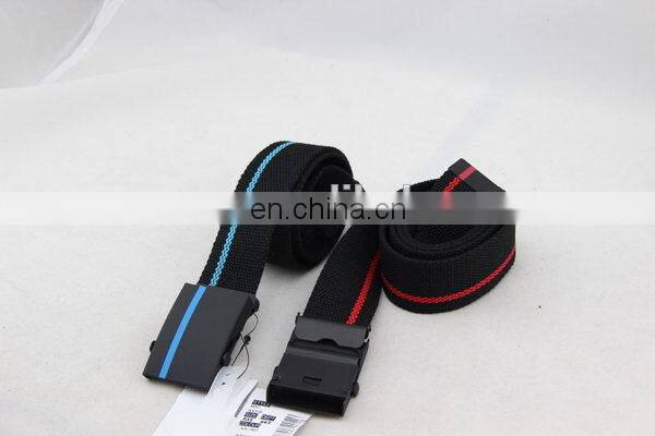 Canvas Belt With Full Printing Leather Belt No Buckle
