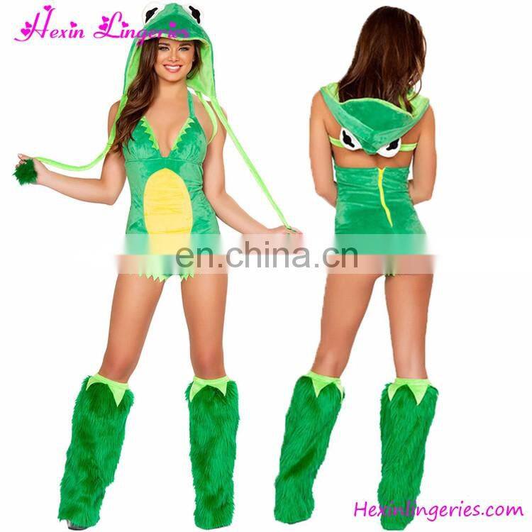 Drop Free Shipping Green winter Women Christmas Elf Costumes