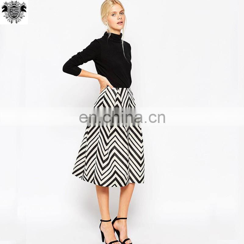 2016 Latest long skirt design oem jersey maxi tie dye grey knitted skirt