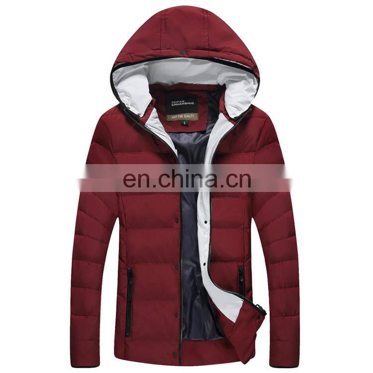 OEM Quilted Down Coat Fabrics Fashion Men West Windproof Latest Coat Styles For Men