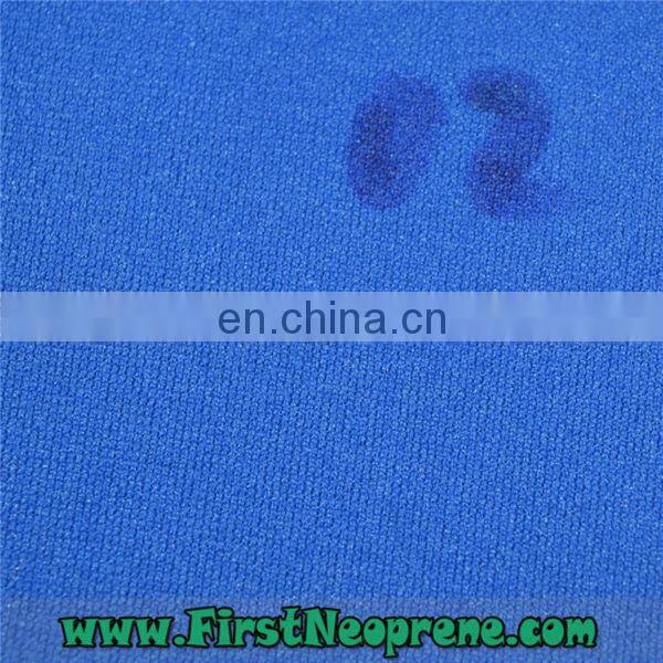 Customized Blue Style 2mm Thickness Neoprene Fabric with Nylon for sell