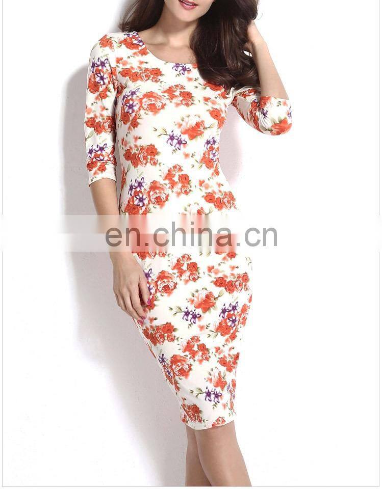 body shaped elegant hollow out dress