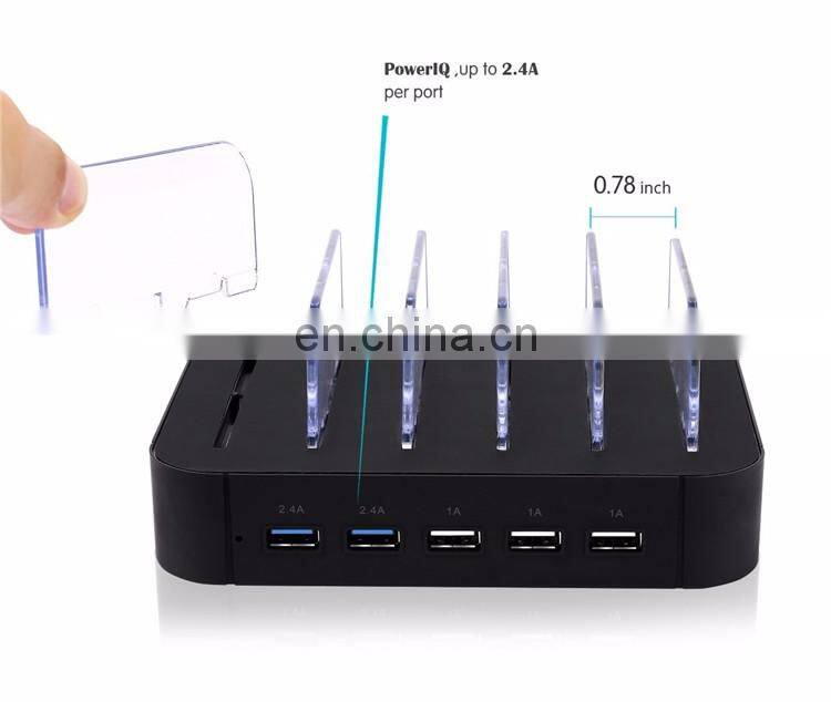 2017 Amazon hotselling new style 5 port usb charging station
