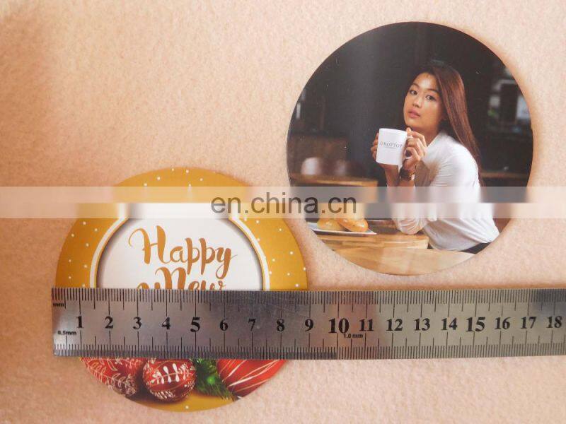 Full color printing drink beer silicone cup coaster set for promotion