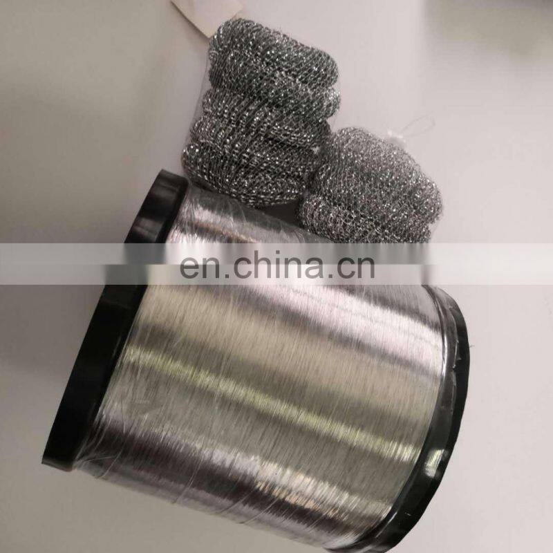 hot dipped galvanized scourer wire 0.13mm-0.22mm
