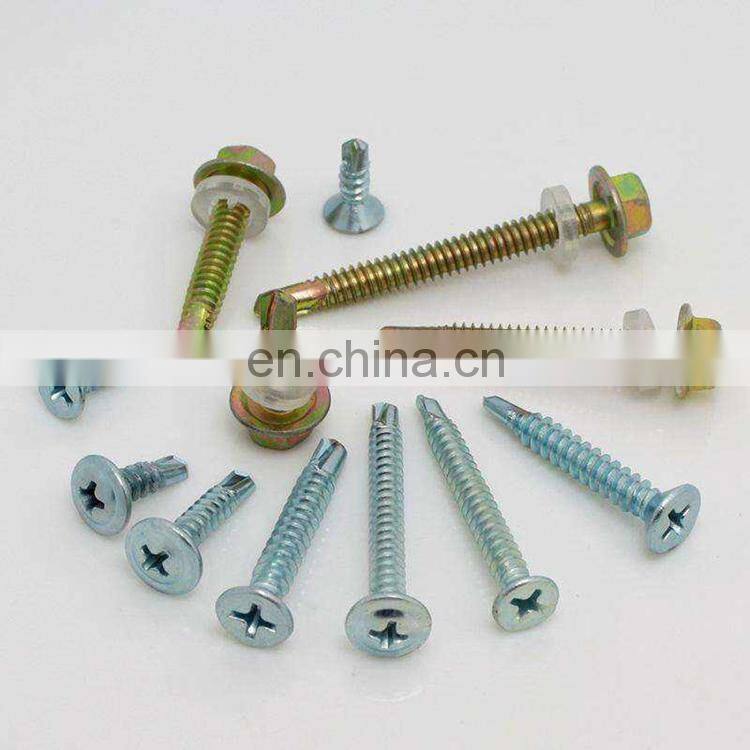 Best quality white head self drilling furniture screw manufacturer