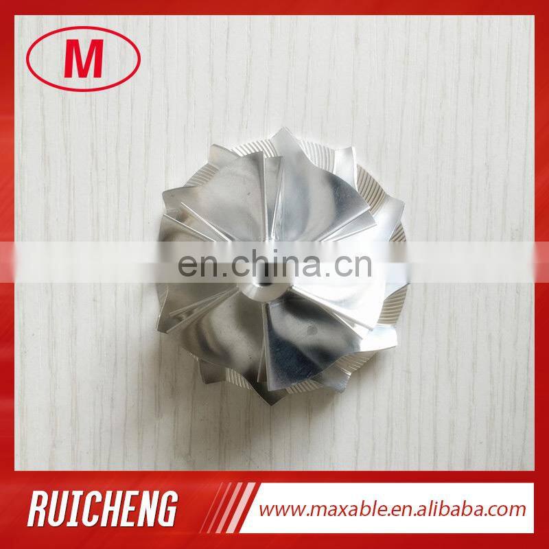 K16 49.52/61.98mm 5324-123-2202 6+6 BLADES performance design Turbocharger milling/aluminum 2618/Billet compressor whee