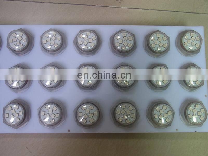 Factory direct IP68 9pcs 5050 rgb dmx pixel smd led