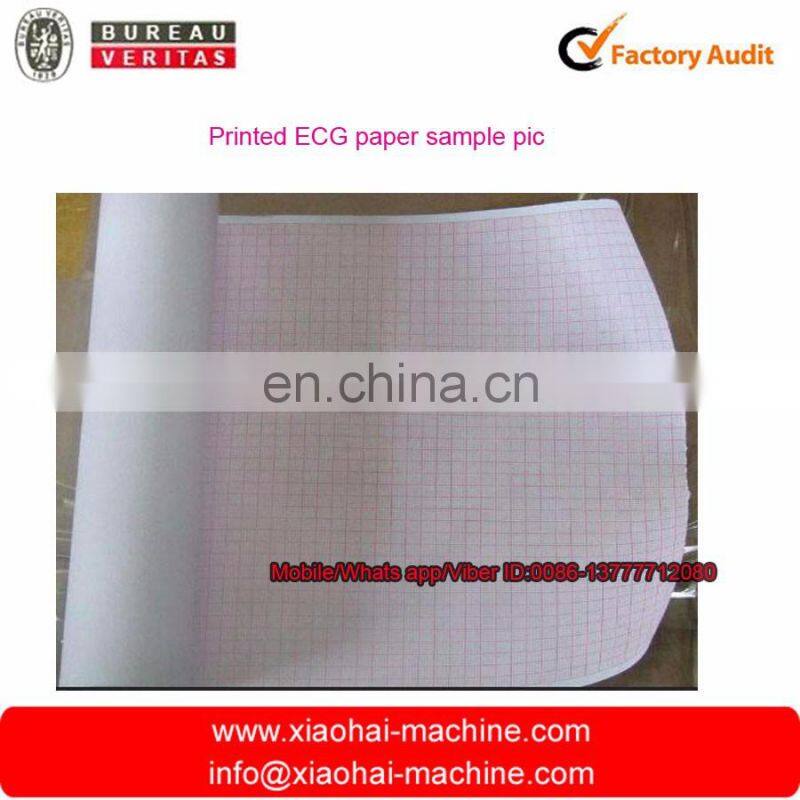 HAS VIDEO Flexographic ECG Paper Roll to Roll Printing Machine