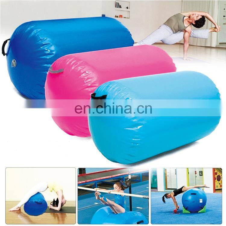 Wholesale Inflatable Tumbling Airtrack Air Roll Gymnastics Exercise Barrel Cylinder Mat Cheap Price Air Track Gym