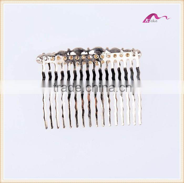 Beautiful Gold Pearl Decorative Hair Comb Clip For Wedding Accessories