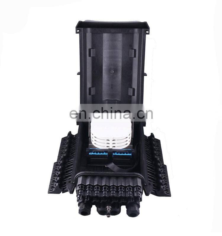 shenzhen water proof optical ftth distribution 8 12 24 48 144 core 3m horizontal inline fiber optic cable splice joint closure