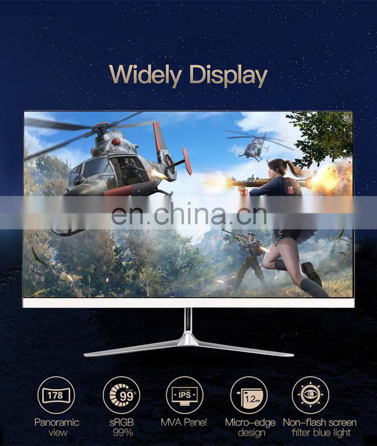 24 Inch PC Monitor 75Hz 165Hz TN Lcd Display Desktop Gaming Computer Curved Panel Screen HDMI/DP/VGA