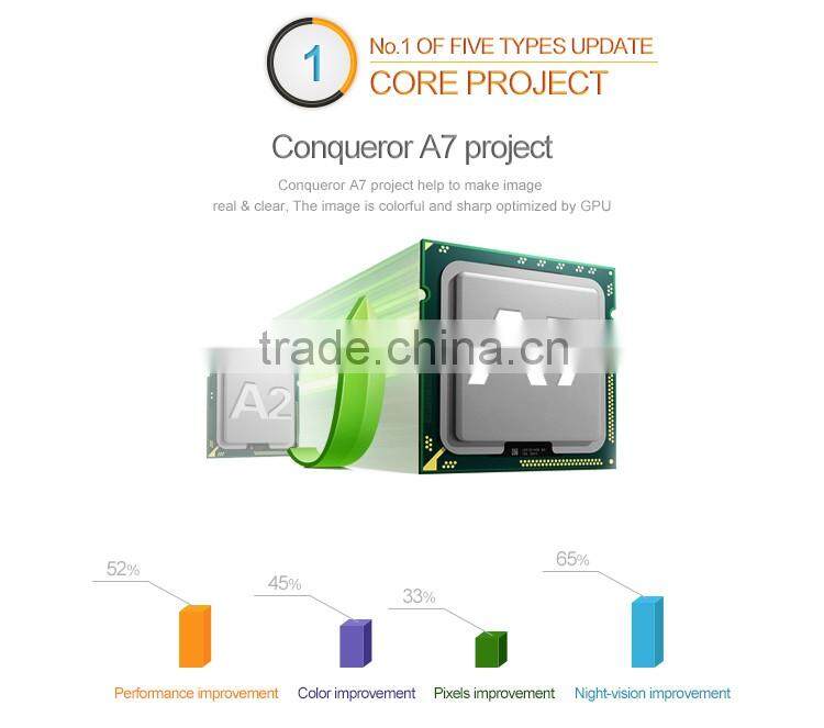 HD 1080P DVR Car Radar Detector with hidden car camera Ambarella A7 Night Vision With Radar Speed Alarm