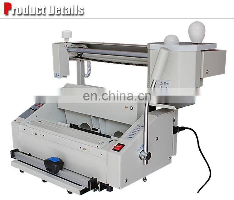 No MOQ Desktop album book case making machine paper binder with creasing function