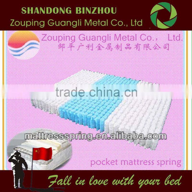 China manufacturer high carbon steel wire rod Pocket spring for used mattress