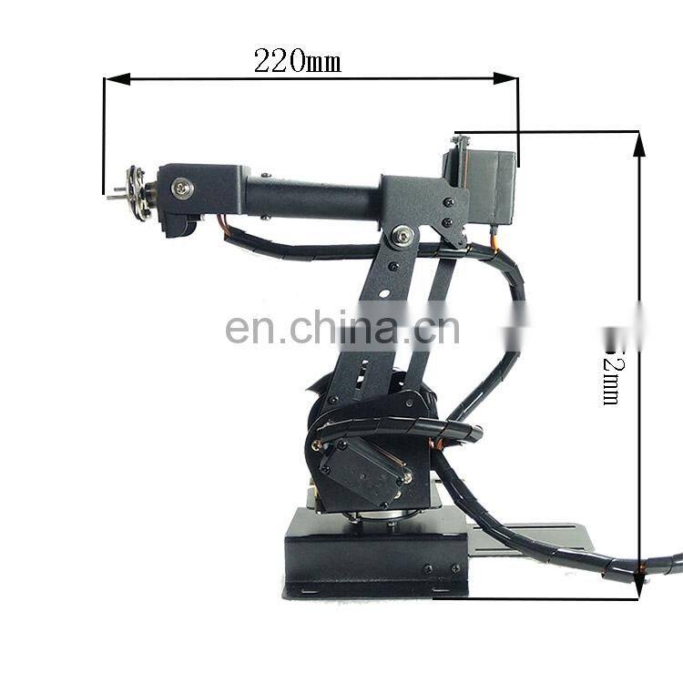6-Axis Robot Arm Robotic Arm Industrial Mechanical Arm + 4pcs MG996R Servos + 2pcs MG90S Servos