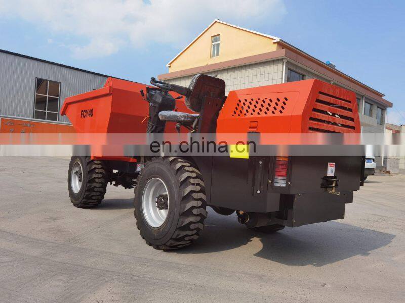 One-Stop Service Low height FCY40  4 ton CE EPA approved  4000KG payload Mini Dumper 4X4