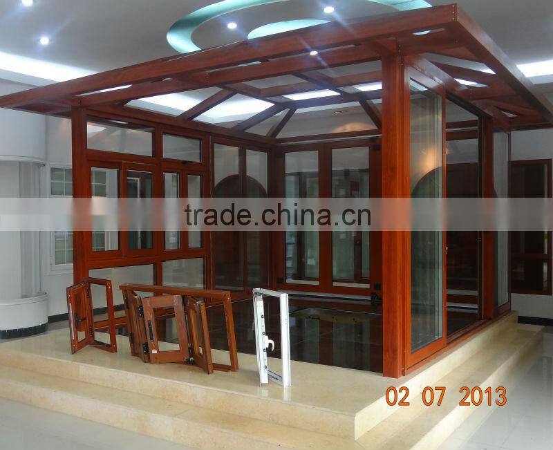 Houses made of glass steel and glass houses