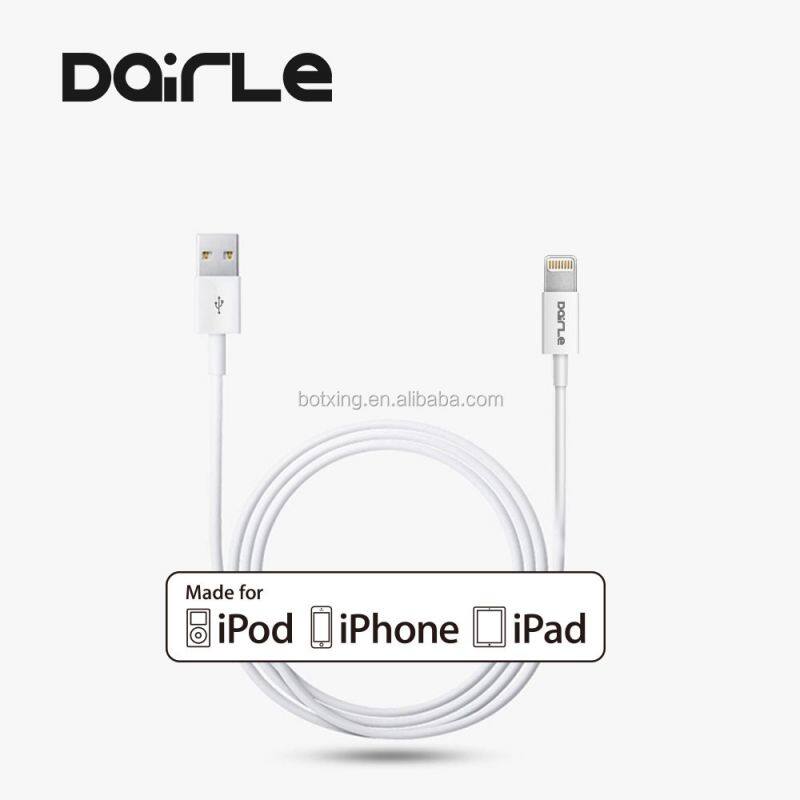White MFi charger cable usb to lightning cable for iphone