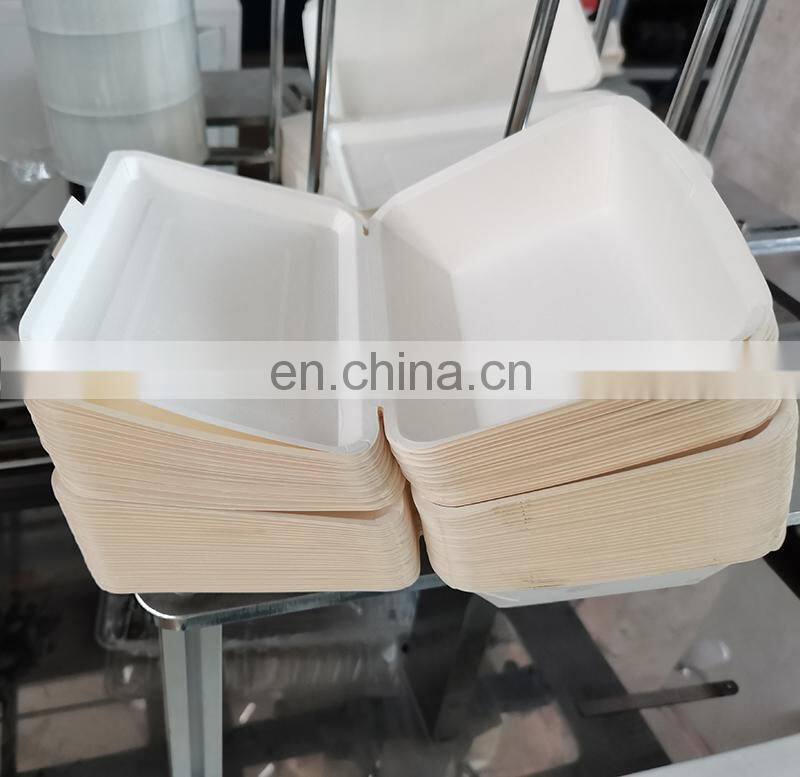UTCH520 Automatic Disposable Microwave Safe Paper Cardboard Bento Lunch Box Brown Cardboard box Making Machine