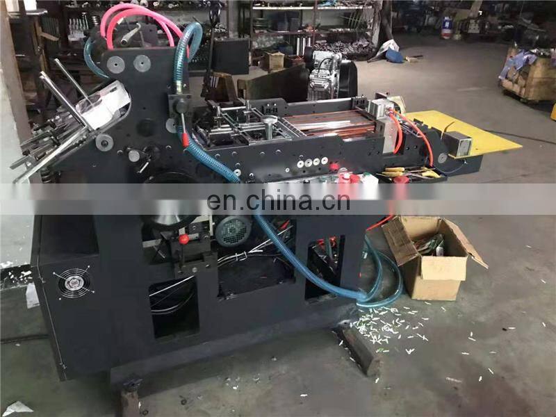 ZF250S Automatic europe Russia Ukraine romania seed paper bag folding and gluing machine with euro hanging hole