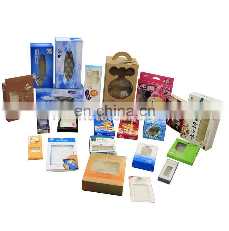 UTM850B underwear shirt medicine Automatic paper cardboard box Window patching Machine