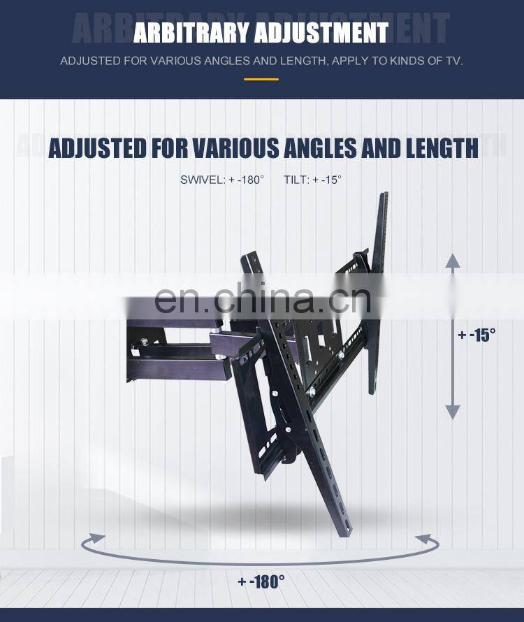 Double Arm Full Motion Tv Wall Brackets Wall Mount Tv Brackets for LED LCD